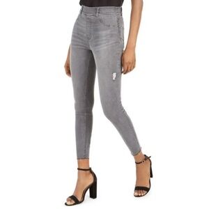 SPANX Vintage Grey Stretchy Ankle Skinny Jeans